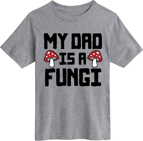 رسالة فورية - My Dad is A Fungi - تي شيرت شبابي بأكمام قصيرة in Kuwait