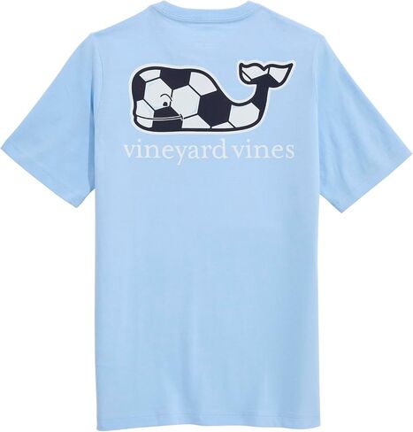 تي شيرت للأولاد من Vineyard Vines للأولاد لكرة القدم بأكمام قصيرة وجيب in Kuwait