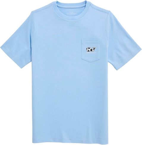 تي شيرت للأولاد من Vineyard Vines للأولاد لكرة القدم بأكمام قصيرة وجيب in Kuwait
