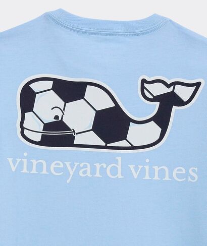 تي شيرت للأولاد من Vineyard Vines للأولاد لكرة القدم بأكمام قصيرة وجيب in Kuwait