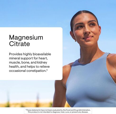 THORNE - Magnesium Citrate - Supports Healthy Muscle & Urinary Tract Function, Heart Health, Bone Health & Occasional Constipation Relief* - Citrus Berry Powder - Third-Party Certified - 60 Servings in Kuwait