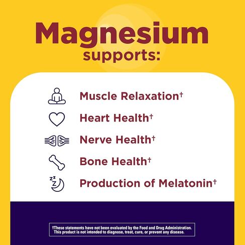 Nature Made Magnesium + Ashwagandha Capsules, Stress Relief and Sleep Support, Magnesium 300 mg and Ashwagandha Supplements, 60 Capsules, 30 Day Supply in Kuwait