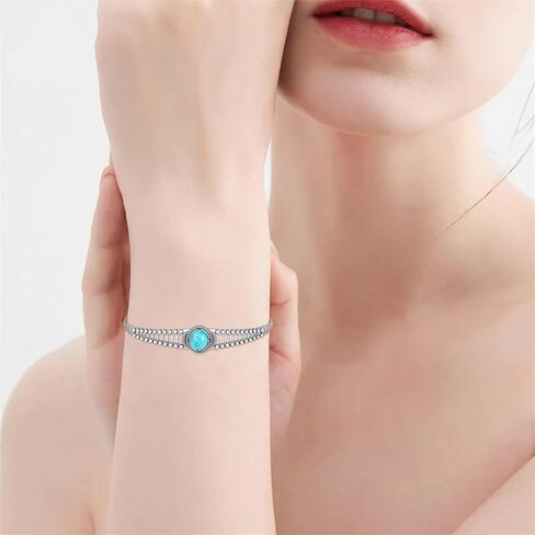 925 Sterling Silver Genuine Turquoise Cuff Bracelet for Women, Western Vintage Oxidized Silver Open Bangle, Adjustable Natural Turquoise Boho Jewelry Gift in Saudi Arabia