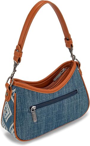 Wrangler Western Shoulder Bag for Women Aztec Crescent Clutch Hobo Bag With Detachable Pouch in Kuwait