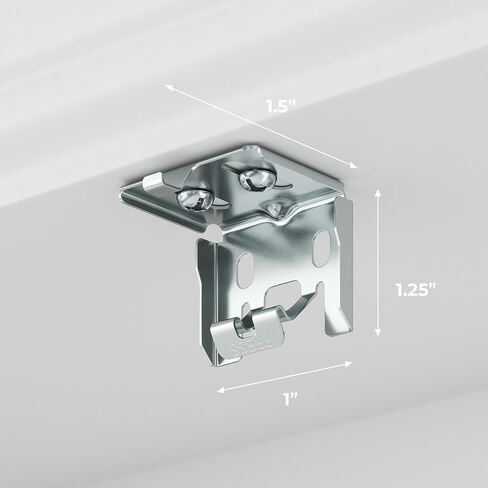 Cordless Aluminum Mini Blind - 18" W x 48" L - White, Premium Duty 1" Metal Slats, Over 400 Custom Sizes Starting at $19.97, Durable, Waterproof Window Shades by Lumino in Saudi Arabia