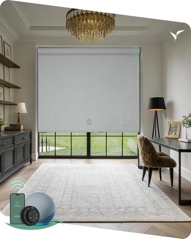 Yoolax Motorized Blinds with Remote, 100% Blackout Smart Blinds for Bedroom, Fabric Swatches for 100% Blackout Motorized Shades, Fabric Sample (Multicolor) in Saudi Arabia