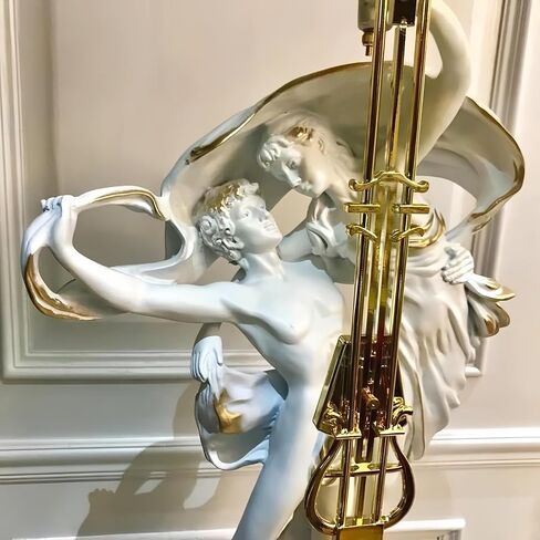 Grandfather Clocks White Floor Clock Quartz Silent European Style Sculpture for Home in Saudi Arabia