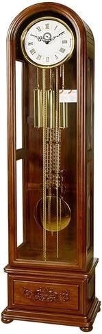 Grandfather Clocks Retro Grandfather Clock, European-Style Living Room Decoration Dome Solid Wood Old-Fashioned in Saudi Arabia