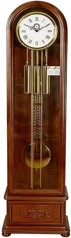 Grandfather Clocks Retro Grandfather Clock, European-Style Living Room Decoration Dome Solid Wood Old-Fashioned in Saudi Arabia