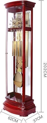 Grandfather Clocks Retro Living Room Floor Clock Home Light Luxury Vertical Big Pendulum Fashion Clocks in Saudi Arabia