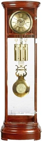 Grandfather Clocks Classical Grandfather Clock 12 Songs Living Room European Silent Creative Standing Decoration in Kuwait
