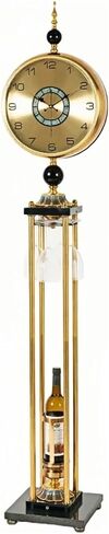 Grandfather Clocks Metal Floor Standing Clock Silent European Style Decorative for Living Room in Saudi Arabia