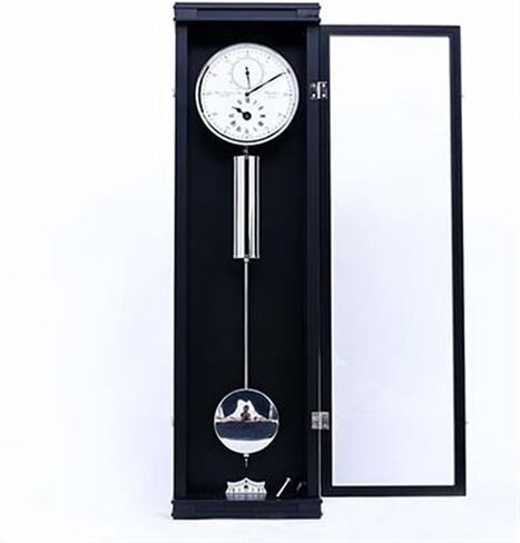 Grandfather Clocks Vintage Alarm Clock, Analog Silent Bedside Battery Operated for Table Living Room Decor Shelf Gift Black in Kuwait