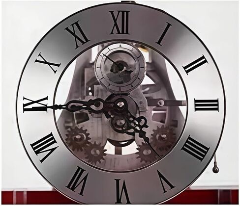 Grandfather Clocks Wood Grandfather Clock Floor Mechanical Roman Numeral Glass for Home in Kuwait