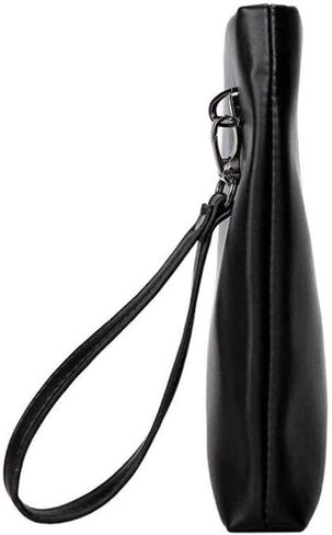 Black Handbag，Mens Clutch Wallet Leather Handbag for Daily or Travel Use,Envelope Bag in Saudi Arabia