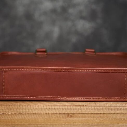 Men's Genuine Leather Bag Men's Briefcase Office Bags For Men Bag Man's Laptop Bags Male Briefcase Handbag in Saudi Arabia