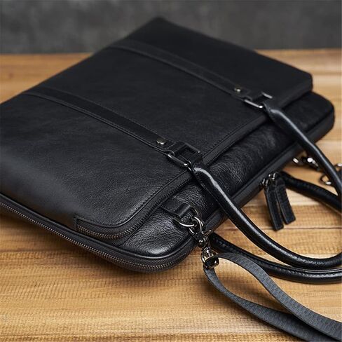 Briefcase Men's Bag Business Handbag Men's Laptop Shoulder Bag Handbag Men's Briefcase in Saudi Arabia