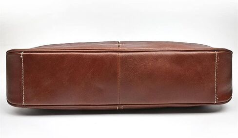 Men's Bag Handbag Leather Computer Bag 14 Inch Retro Briefcase in Kuwait