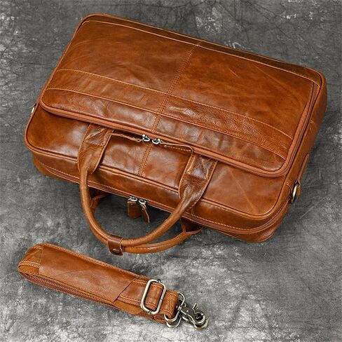 Men's Business Office Laptop Bag Handbag Men's Computer Shoulder Bag Men's Fashion Briefcase in Kuwait