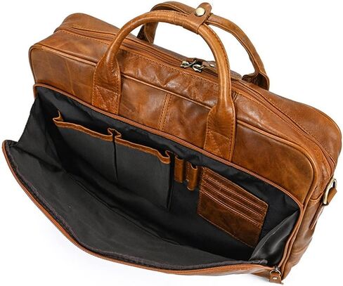 Men's Business Office Laptop Bag Handbag Men's Computer Shoulder Bag Men's Fashion Briefcase in Kuwait