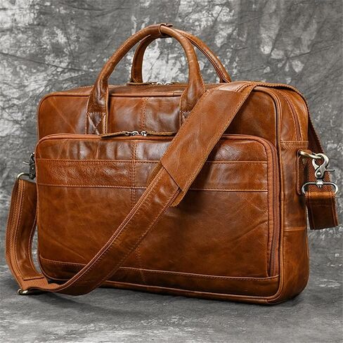 Men's Business Office Laptop Bag Handbag Men's Computer Shoulder Bag Men's Fashion Briefcase in Kuwait