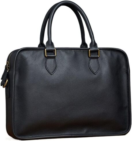 Genuine Leather Bag Men's Briefcase Office Bags For Men Bag Man's Laptop Bags Male Briefcase Handbag in Saudi Arabia
