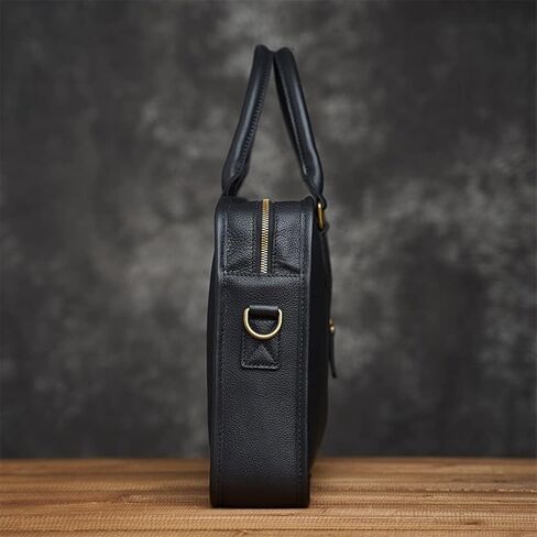 Genuine Leather Bag Men's Briefcase Office Bags For Men Bag Man's Laptop Bags Male Briefcase Handbag in Saudi Arabia
