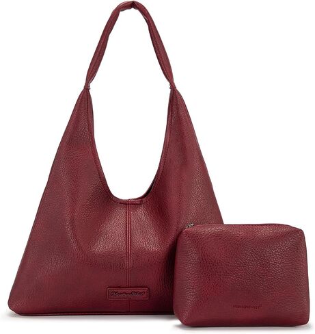 Montana West Hobo Bag Purses for Women Slouchy Soft Shoulder Handbags Tote with Pouch in Kuwait