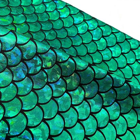 color cosplayer Mermaid Gloves Fish Scales Arm Sleeves Sequin Gloves Fish Scale Fingerless Gloves Halloween Costume for Women in Saudi Arabia