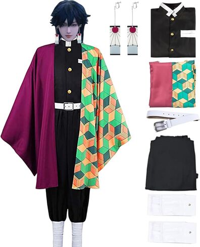 Buyoem Anime Cosplay Costume Halloween Cloak Adult Kimono Accessories Set Outfit in Saudi Arabia