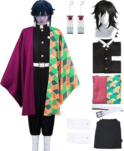 Buyoem Anime Cosplay Costume Halloween Cloak Adult Kimono Accessories Set Outfit in Saudi Arabia