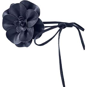 WENLOOY Women Boho PU Leather Big Flower Waist Belt Dresses Tie Bow Waist Band in Saudi Arabia