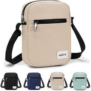 HALOVIE Small RFID Anti Theft Crossbody Bag Lightweight Sling Cross Body Bag Purse for Women Men for Travel Daily in Kuwait