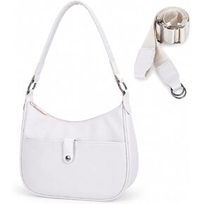 Shoulder Bag for Women, Nylon Tote Handbag Crossbody Purse with Detachable Strap, Lightweight Travel Satchel in Saudi Arabia