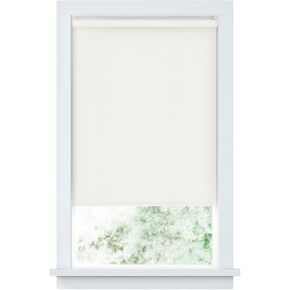 LEVOLOR Basics Cordless Fabric Roller Shade, Easy to Install Blackout Shades for Windows, Neutral White, Fits up to 22" Width and 72" Length, Home Solution for Any Space or Room Decor in Saudi Arabia