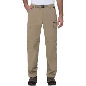 The B.C. Clothing Co. Men's Belted Stretch Convertible Cargo Pant, Pants Convert to Shorts in Saudi Arabia