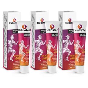 3 Tubes HENDEL GARDEN Flekosteel Warming Body Balm 5.1 fl oz/150 ml in Saudi Arabia