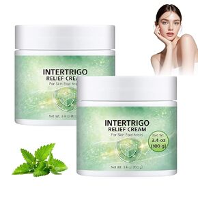 2Pcs Intertrigo Cream,Non Greasy Moisture Control Formula for Daily Comfort,Skin Fold Care & Chafing Support Cream,Helps Soothe Skin & Reduce Friction,for Underarms,Inner Thighs & Other Areas in Saudi Arabia