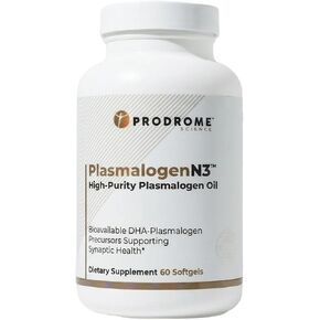 Plasmalogen Cognitive Support Supplement with Omega-3 DHA | Brain Health, Focus, Memory, Synapse & Nervous System Support | PlasmalogenN3™ | 60 Softgels in Saudi Arabia