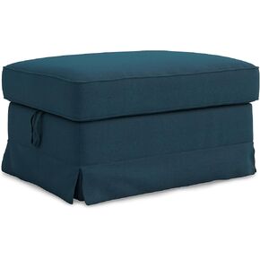 MASTERS OF COVERS Ektorp Ottoman Cover for The IKEA Ektorp Footstool Slipcover Replacement (Dark Ocean) in Saudi Arabia