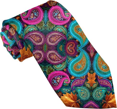 Ties for Men Necktie Cotton Printed Floral Ties Formal Classic Neck Tie for Wedding Dating Leisure Party Women Girls in Saudi Arabia