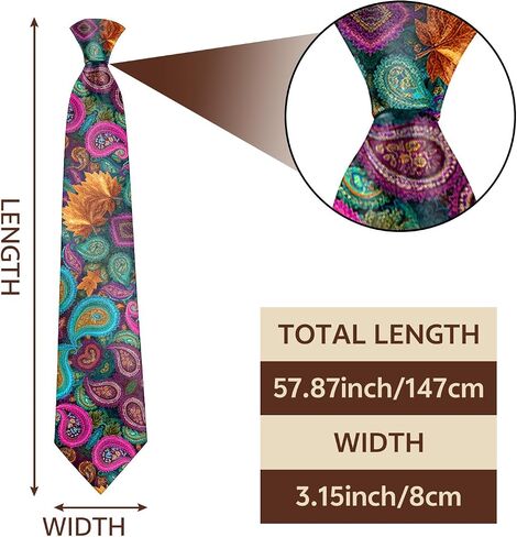 Ties for Men Necktie Cotton Printed Floral Ties Formal Classic Neck Tie for Wedding Dating Leisure Party Women Girls in Saudi Arabia