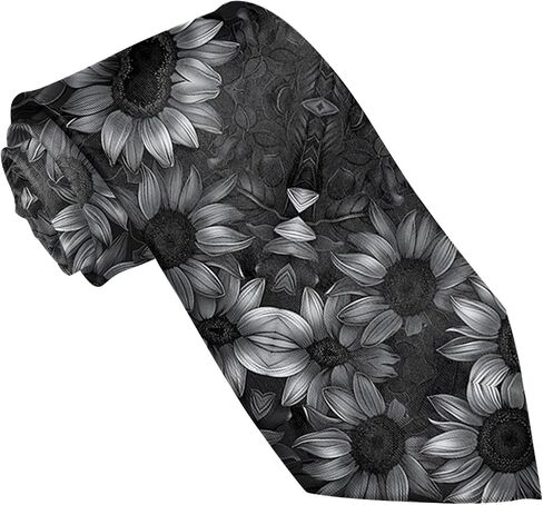 Ties for Men Necktie Cotton Printed Floral Ties Formal Classic Neck Tie for Wedding Dating Leisure Party Women Girls in Saudi Arabia
