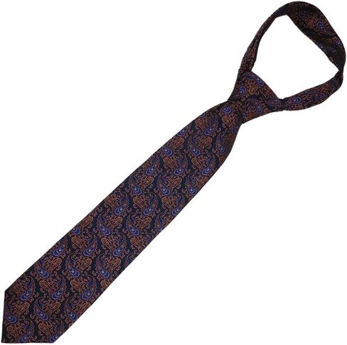 3.15"/8cm Mens Cashew Floral Paisley Printed Tie, Jacquard Polyester Luxury Necktie for Men Wedding Formal Business in Saudi Arabia