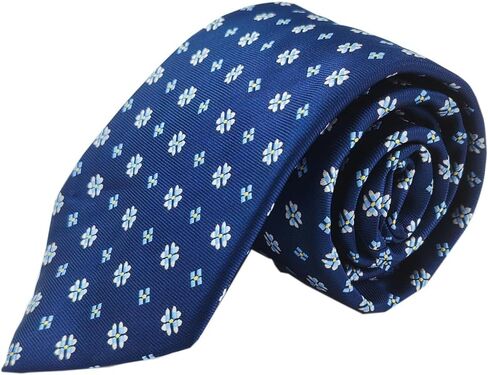 3.15"/8cm Mens Cashew Floral Paisley Printed Tie, Jacquard Polyester Luxury Necktie for Men Wedding Formal Business in Saudi Arabia