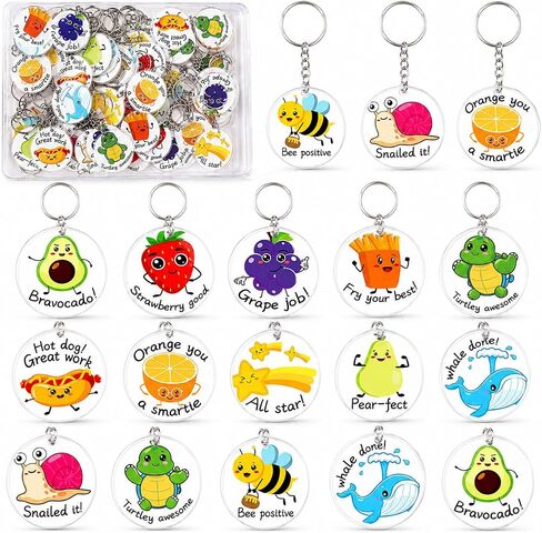 60 Pcs 250th Anniversary Keychains, Patriotic Souvenir Accessories Bulk, 4th of July Red White Blue Key Charms, USA Independence Day Party Favors Gifts in Saudi Arabia