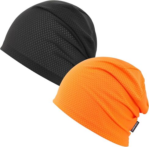 2 Pack Summer Beanies for Men & Women - Lightweight Breathable Skull Cap for Running, Hiking, Daily Wear in Saudi Arabia