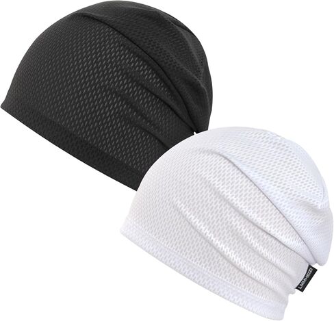 2 Pack Summer Beanies for Men & Women - Lightweight Breathable Skull Cap for Running, Hiking, Daily Wear in Saudi Arabia