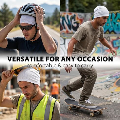 2 Pack Summer Beanies for Men & Women - Lightweight Breathable Skull Cap for Running, Hiking, Daily Wear in Saudi Arabia