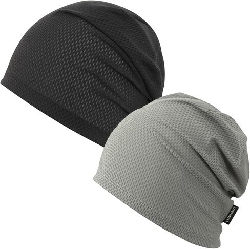 2 Pack Summer Beanies for Men & Women - Lightweight Breathable Skull Cap for Running, Hiking, Daily Wear in Saudi Arabia